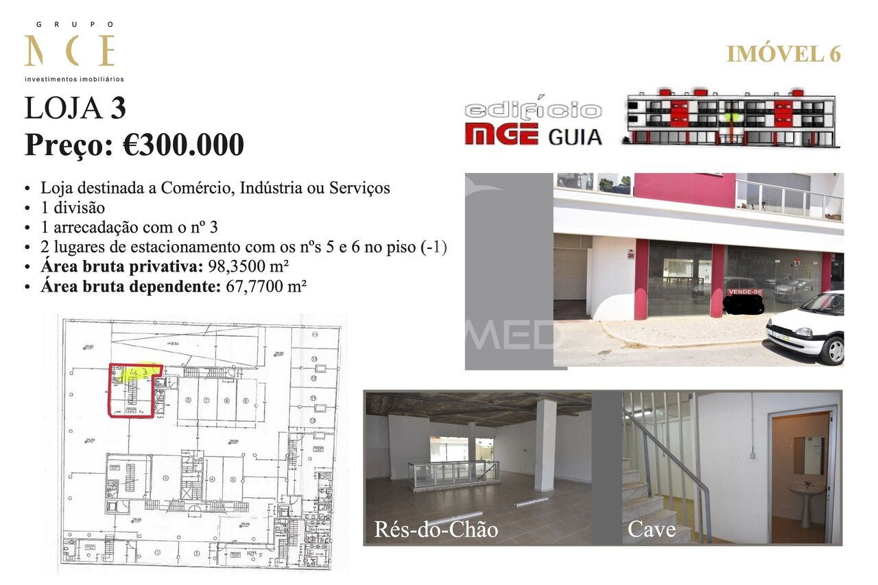 Shop for Commerce, Industry or Services in the center of the tab